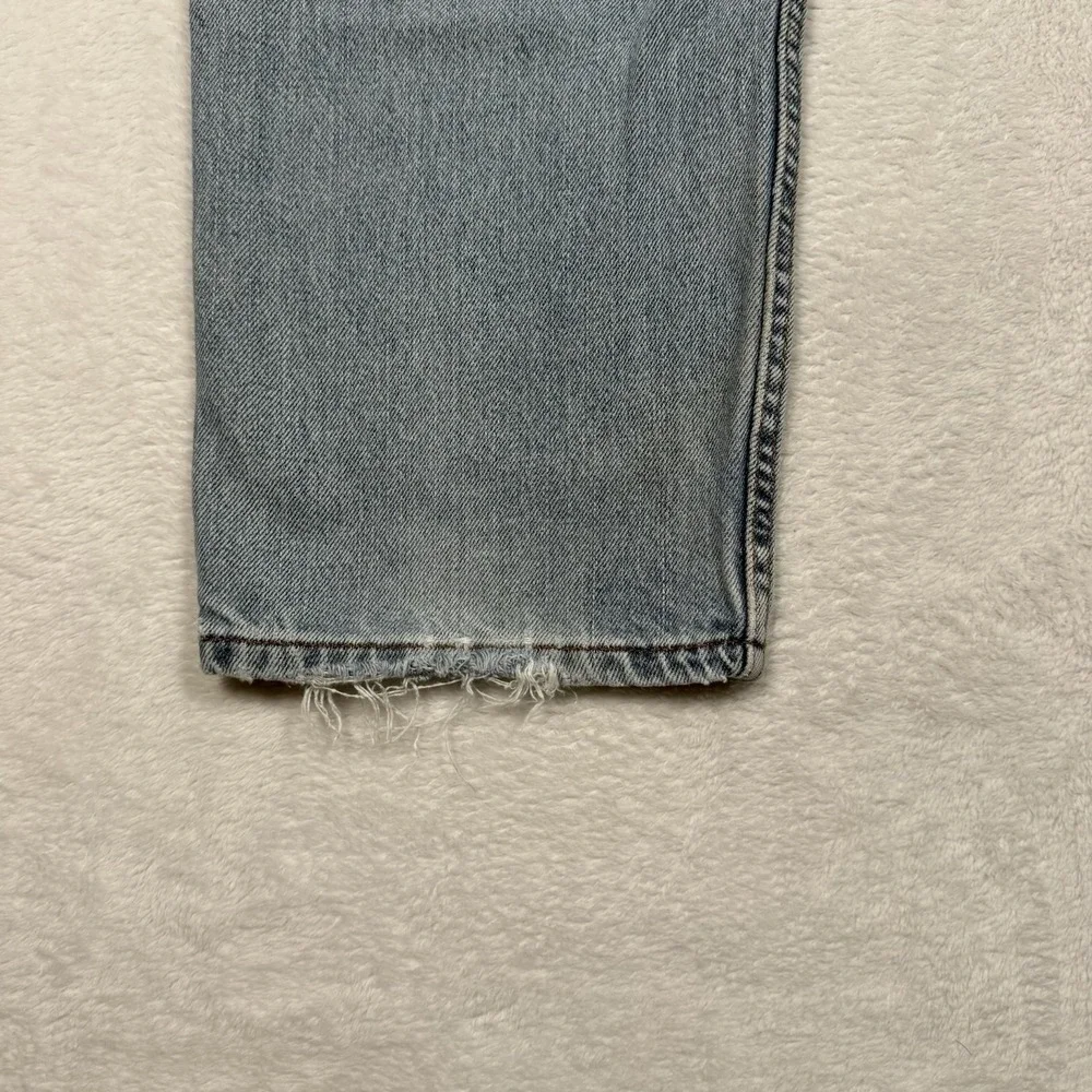 Levis 550 Jeans Mens 36x34(32) Blue Denim Faded Straight Leg Relaxed‎ Cotton